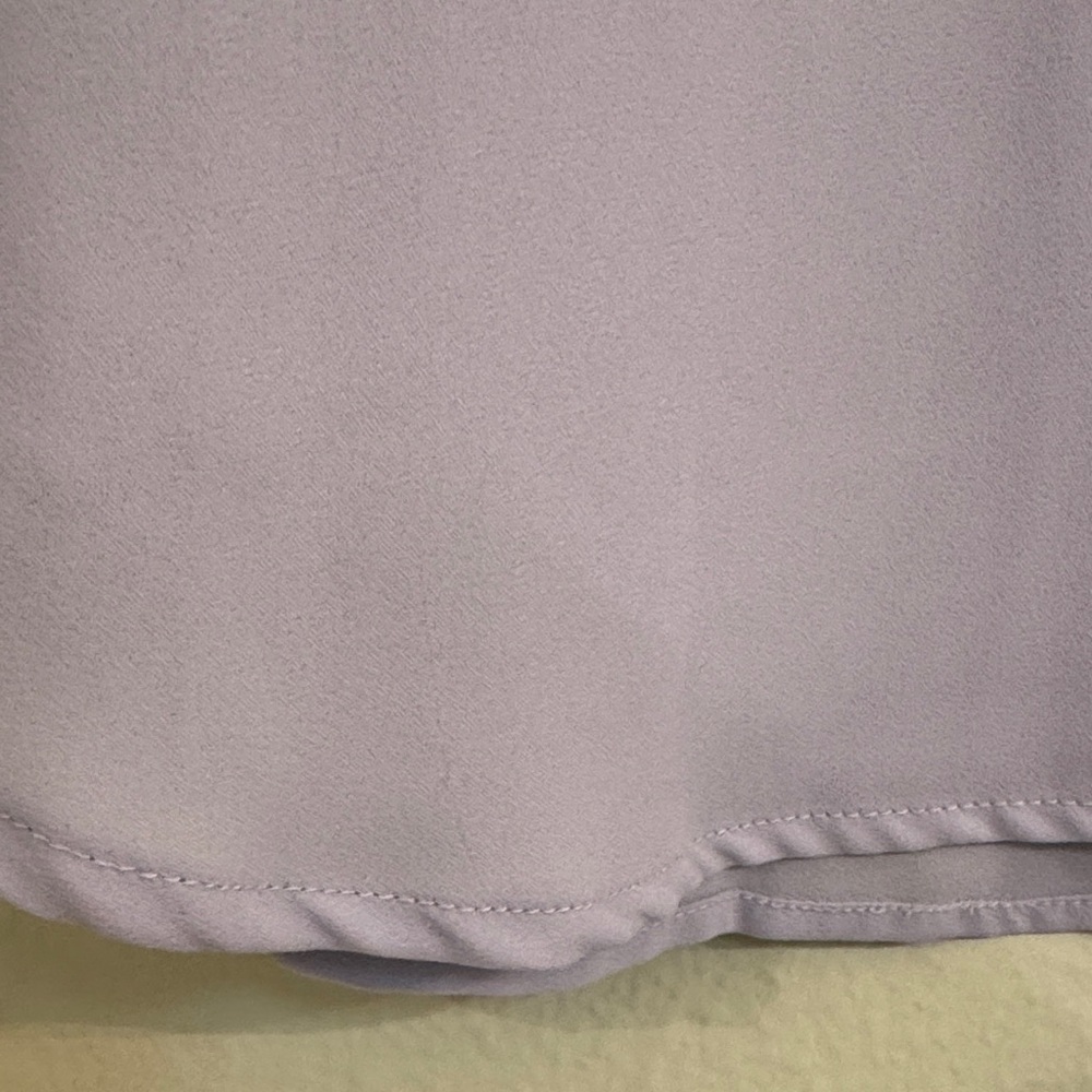 LOFT Soft Blue Button Detail Blouse Size Medium - Picture 5 of 8